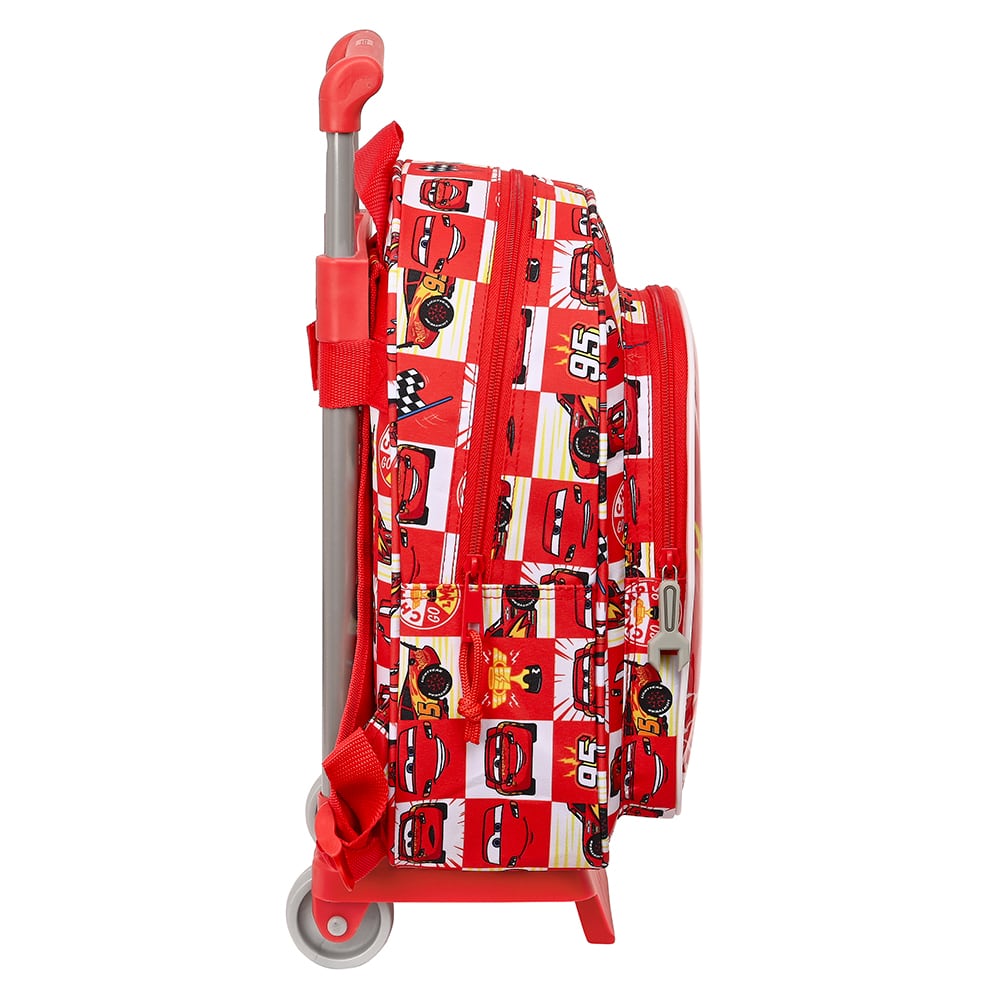 Mochila c/Trolley Lets Race Cars Disney Pixar - 33cm