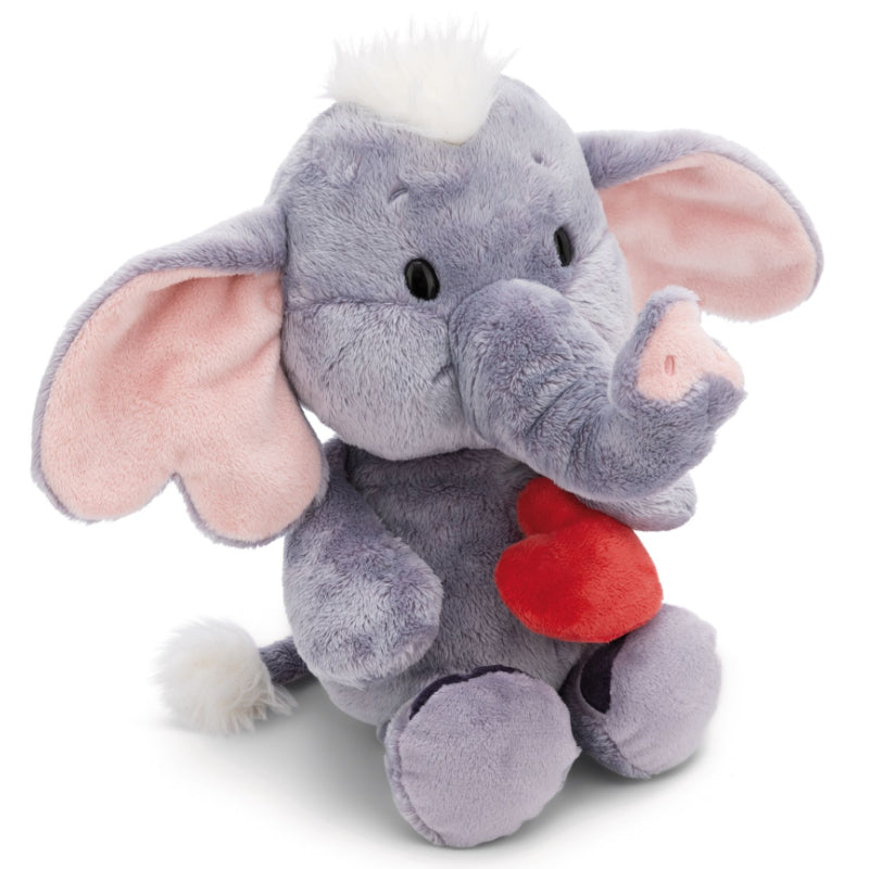 Peluche Elefante Cinzento c/ Coração - Nici