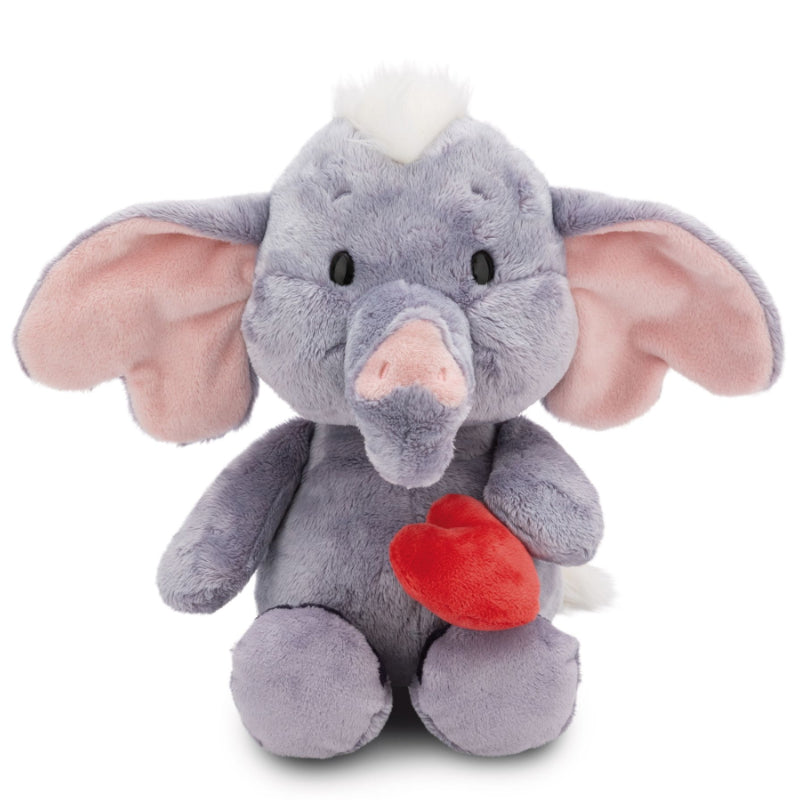 Peluche Elefante Cinzento c/ Coração - Nici