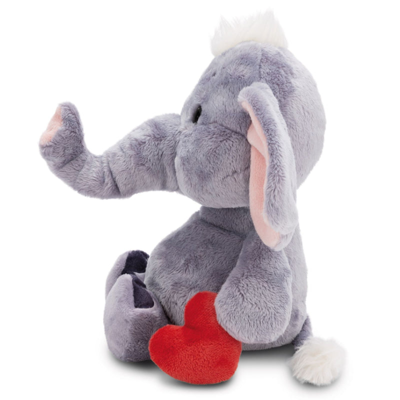 Peluche Elefante Cinzento c/ Coração - Nici