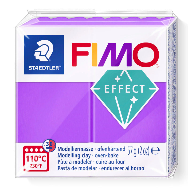 FIMO Effect 57g - 604 Roxo Translúcido