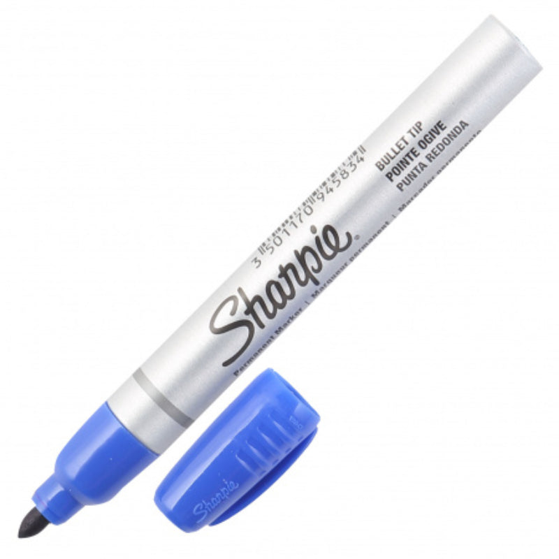 Marcador Permanente Sharpie Ponta Redonda - Azul