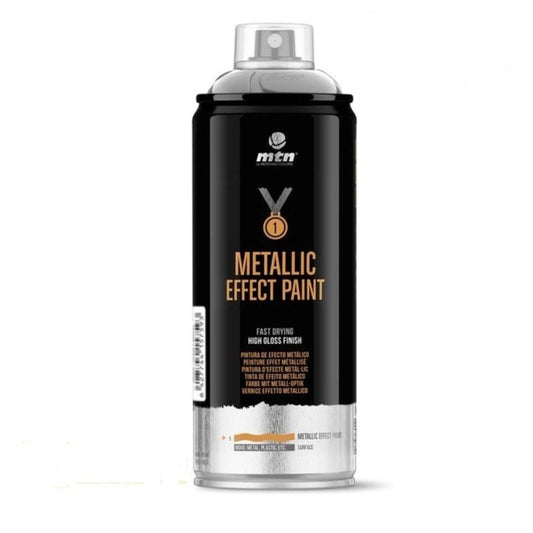 Montana Spray Pintura Prata Cromado 400 ml