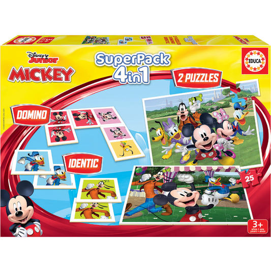 Superpack 4 em 1 - Mickey e Amigos