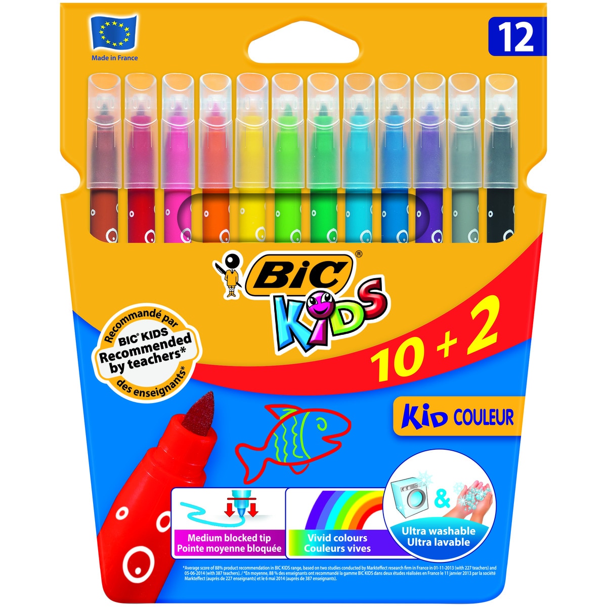 BIC 12 Marcadores Kids