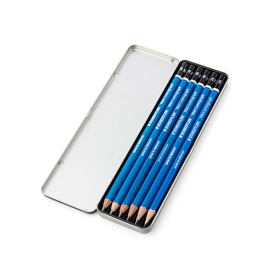 Staedtler 6 Lápis de Grafite com Graduações Mars Lumograph 100