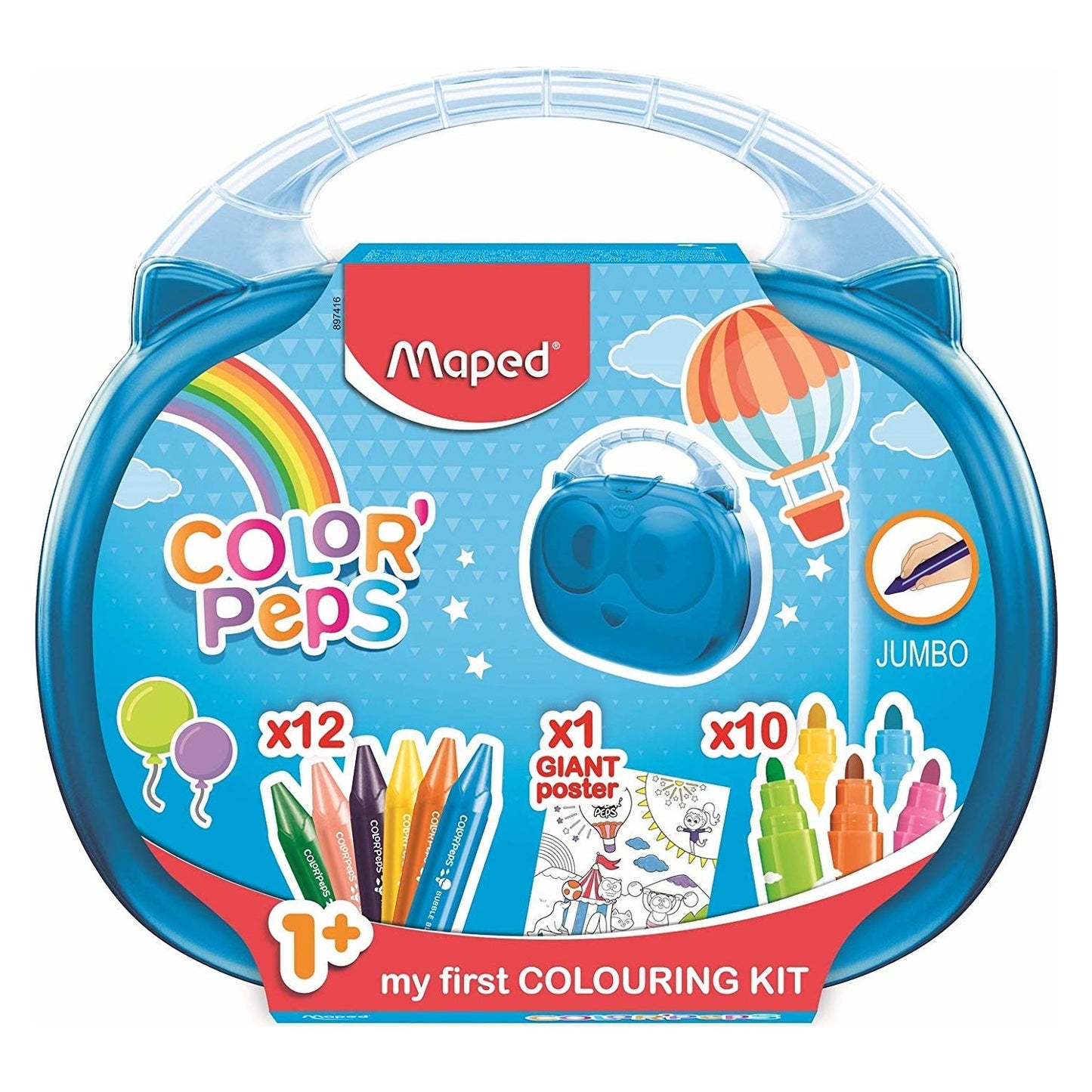 Mala Maped Kit Colorir 23 Pçs.
