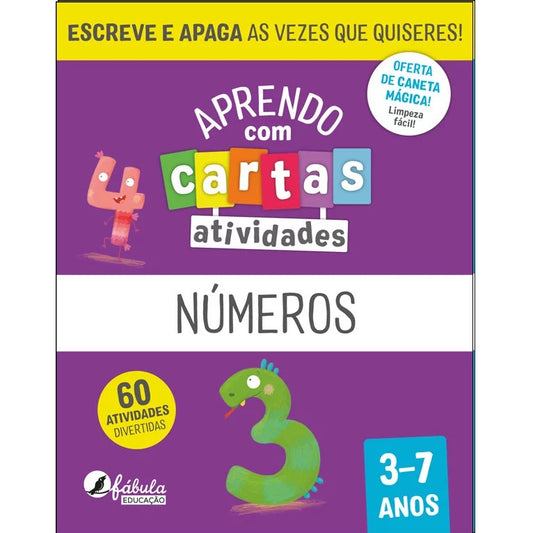 Aprendo com Cartas - Atividades: Números 3-7 Anos