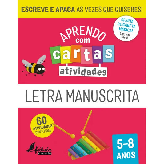 Aprendo com Cartas - Atividades: Letra Manuscrita 5-8 Anos