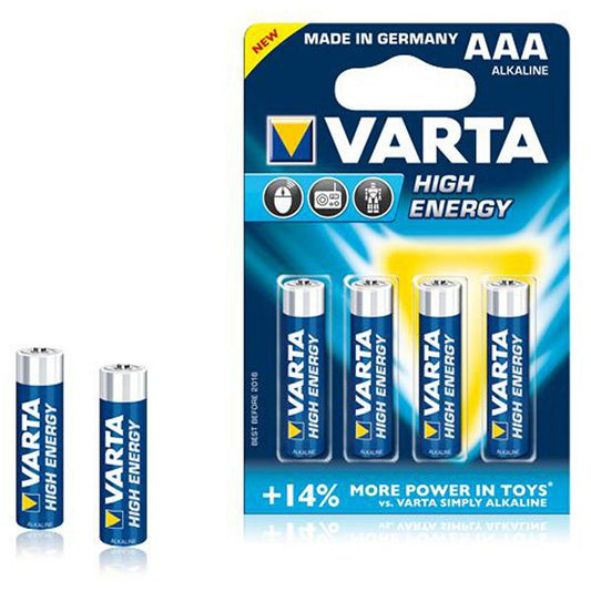 Pilha Varta 1x4 High Energy Micro AAA LR03 - 4903121414