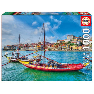 Puzzle 1000 Peças - Barcos Rabelos, Porto