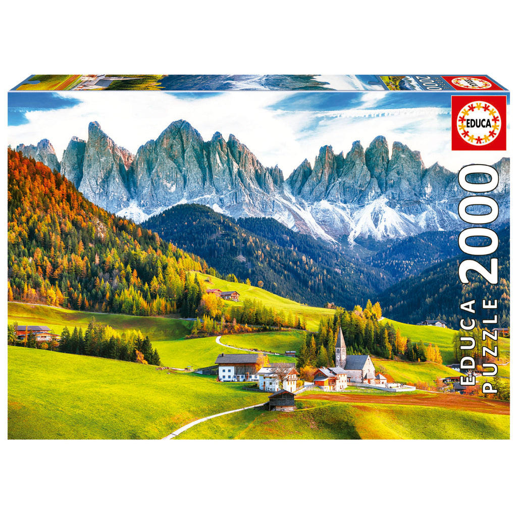 Puzzle 2000 Peças - Outono Nas Dolomitas
