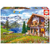Puzzle 4000 Peças - Casa Nos Alpes