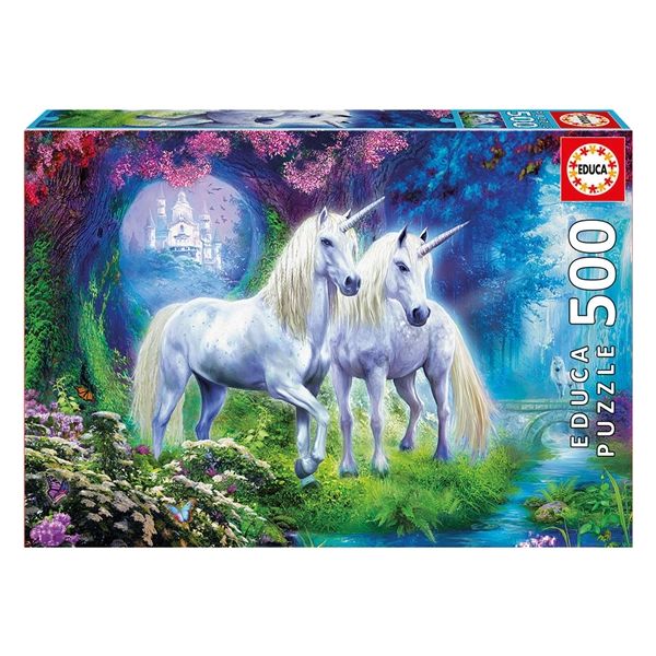 Puzzle 500 Peças - Unicórnios do Bosque - 17648