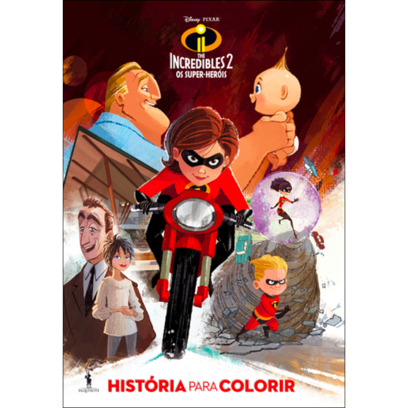 The Incredibles 2 - História para Colorir