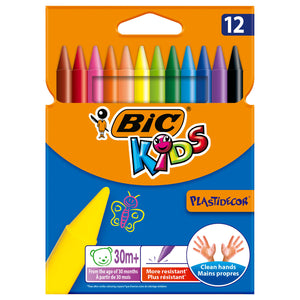 BIC 12 Lápis de Cera Kids - E5432C