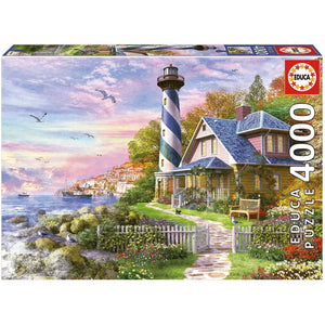 Puzzle 4000 Peças - Farol em Rock Bay