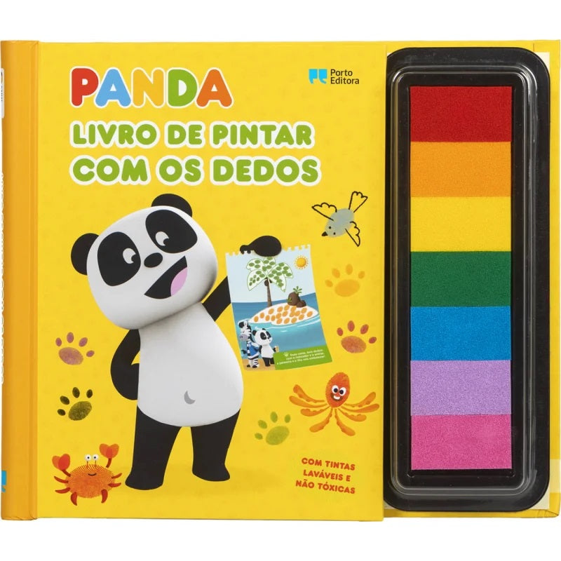 Canal Panda - Livro De Pintar Com Os Dedos