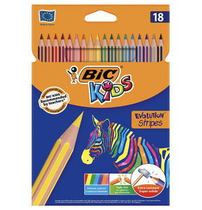 BIC 18 Lápis de Cores Evolution Kids