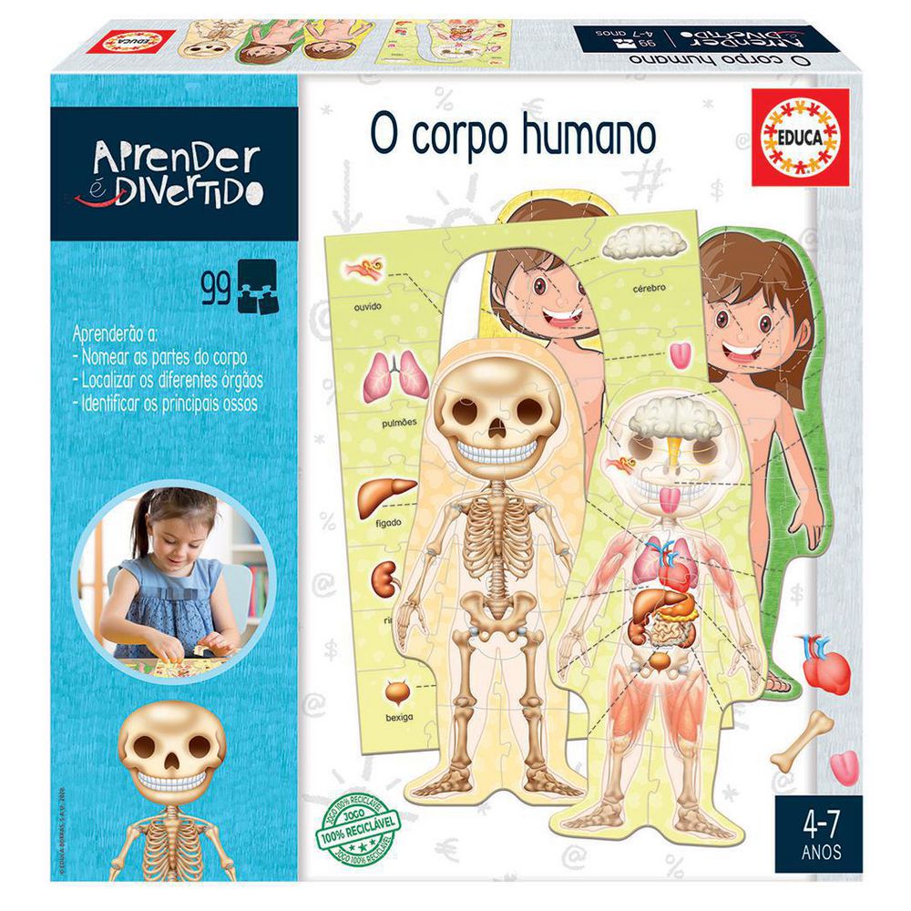 Aprender é Divertido - O Corpo Humano