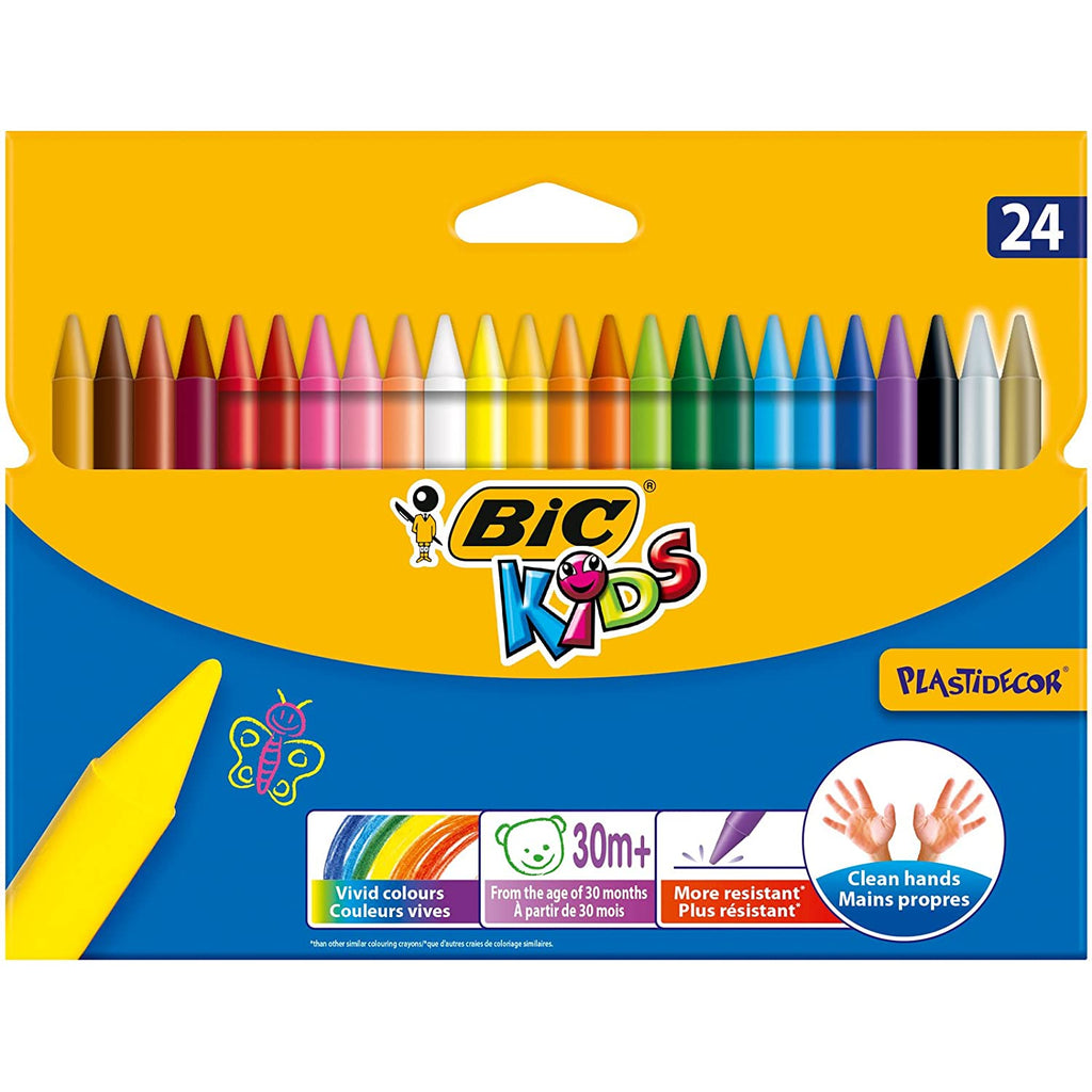 BIC 24 Lápis de Cera Kids - E5444C
