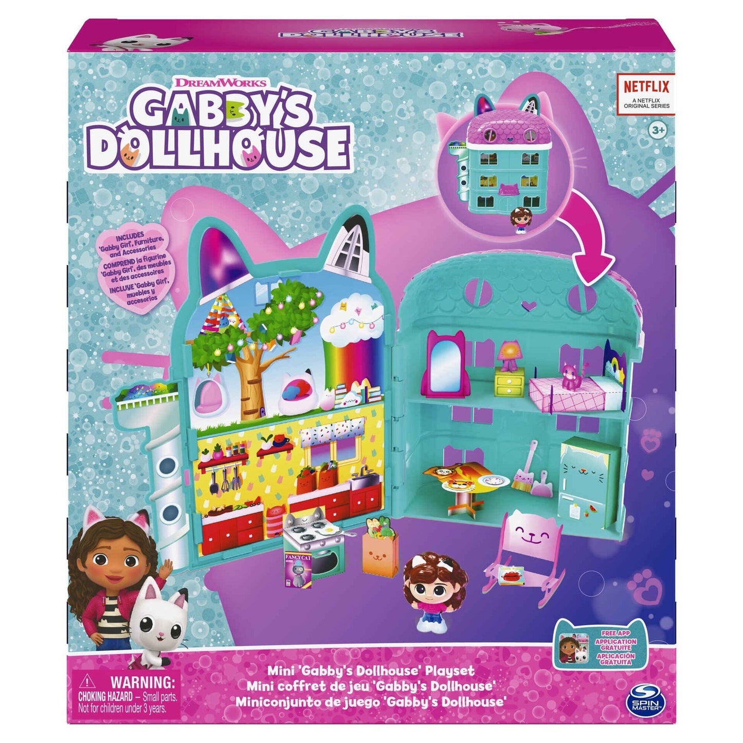 Gabby's Dollhouse - Mini Casa de Bonecas
