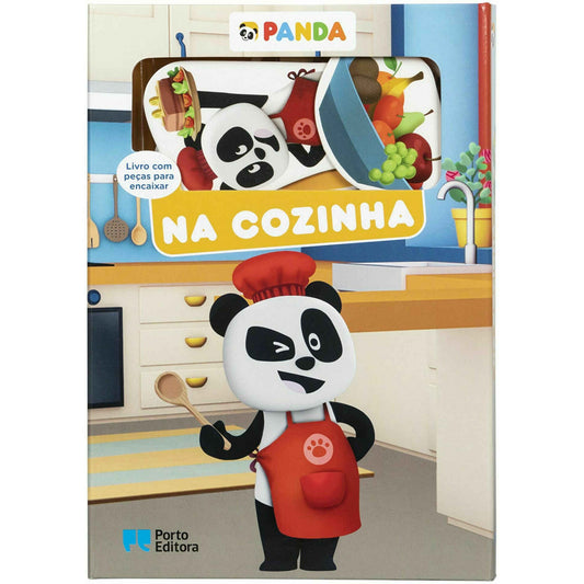 Panda - Na Cozinha: Livro com Peças para Encaixar