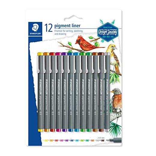 12 Canetas Pigmento - Staedtler