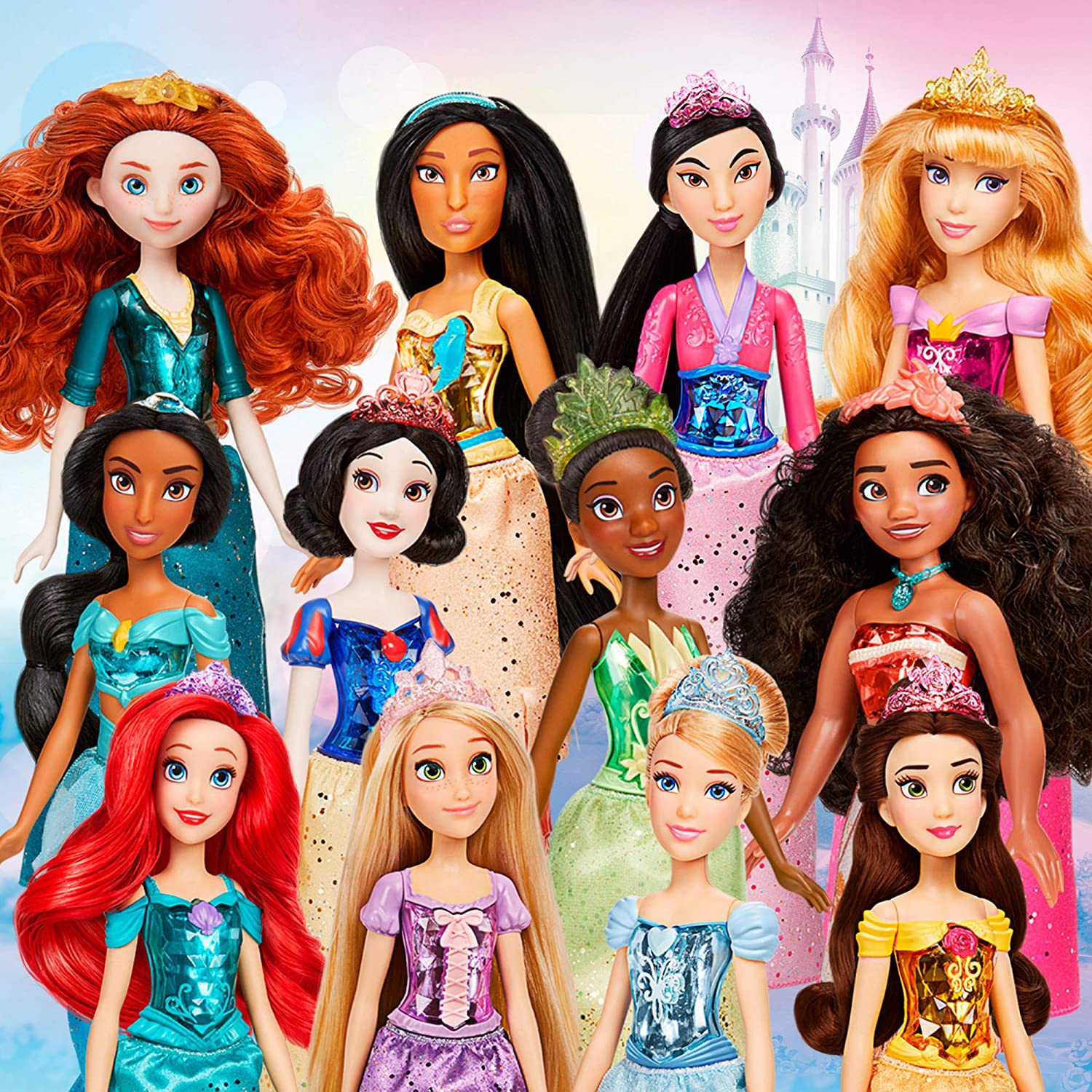 Princesas Disney 30 cm (7 Modelos) Brilho Real