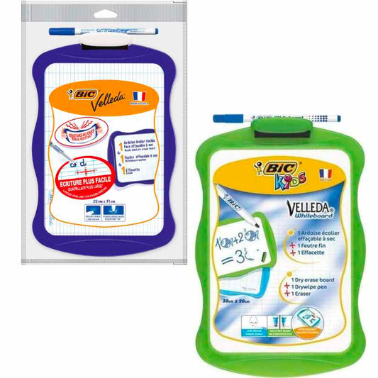 Quadro Branco Dupla Face + Marcador + Apagador (BIC)