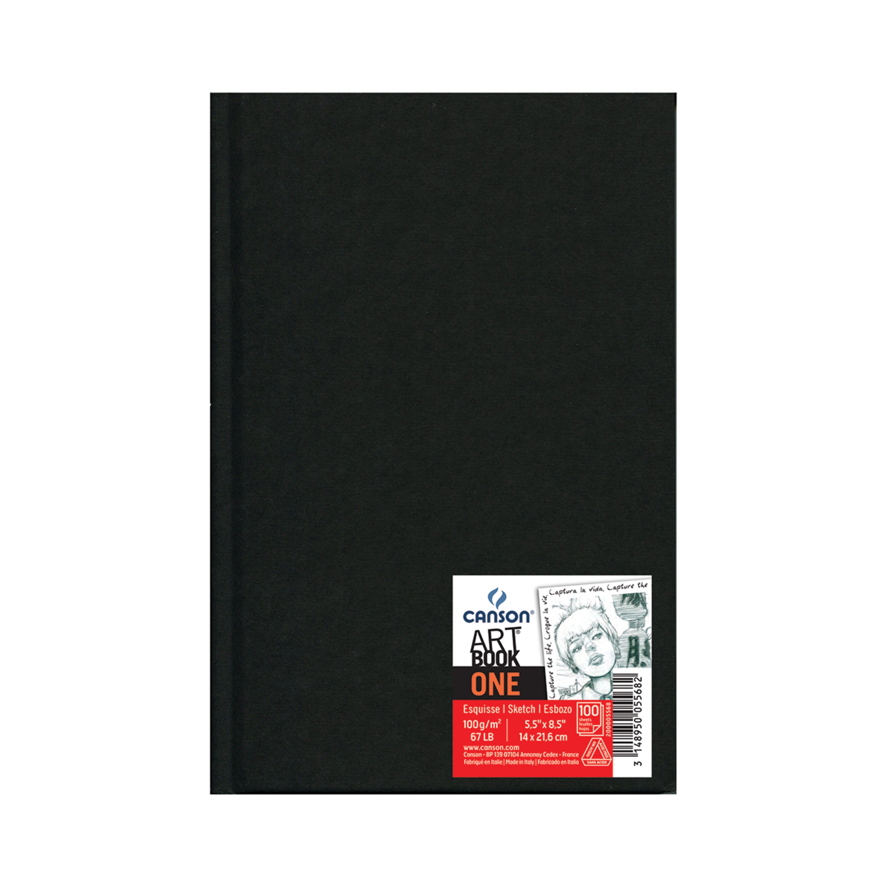 Canson Caderno de Desenho A5 Art Book One 100g 100 Folas