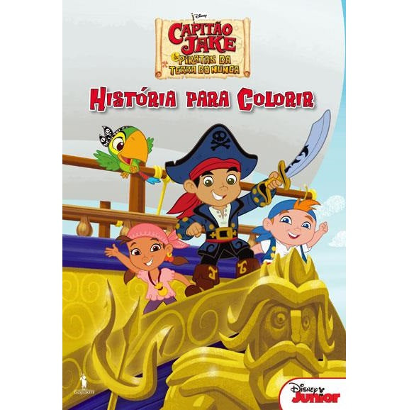 Capitão Jake e os Piratas da Terra do Nunca - História Para Colorir