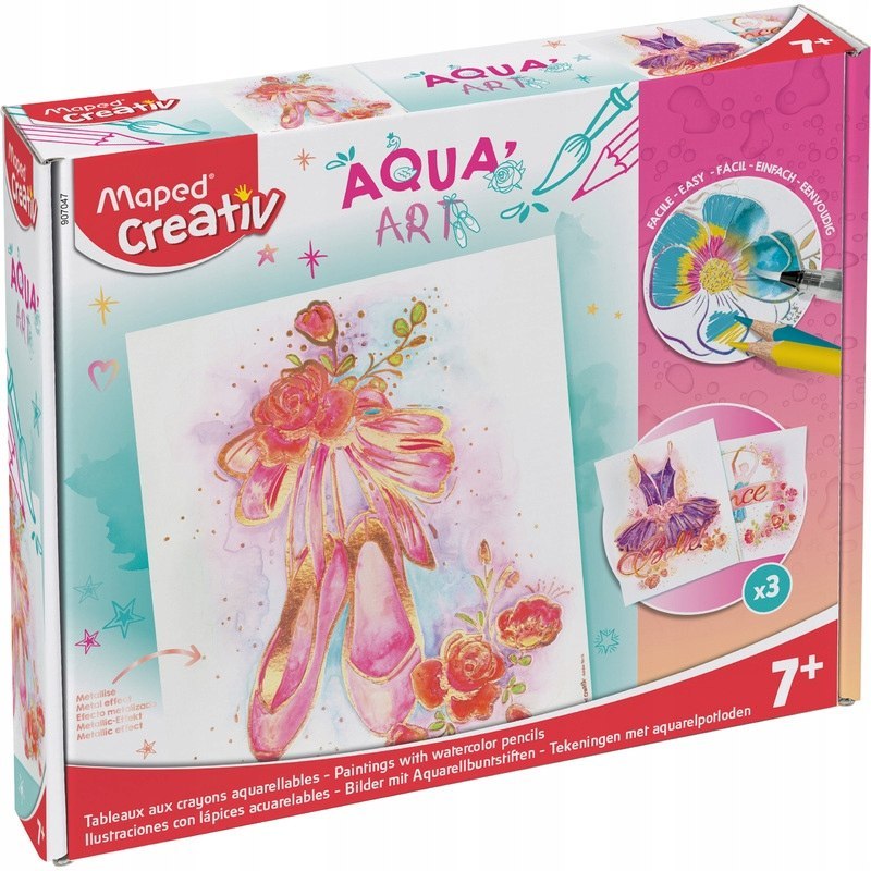 Caixa de Pintura Maped Creativ Aqua'Art - Unicórnios