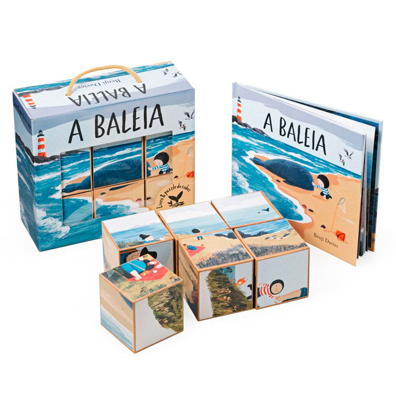 A Baleia (Livro e Puzzle de Cubos)