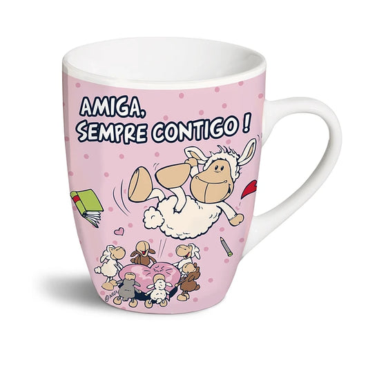 Caneca “Amiga, Sempre Contigo!” – Fancy Mugs – Nici