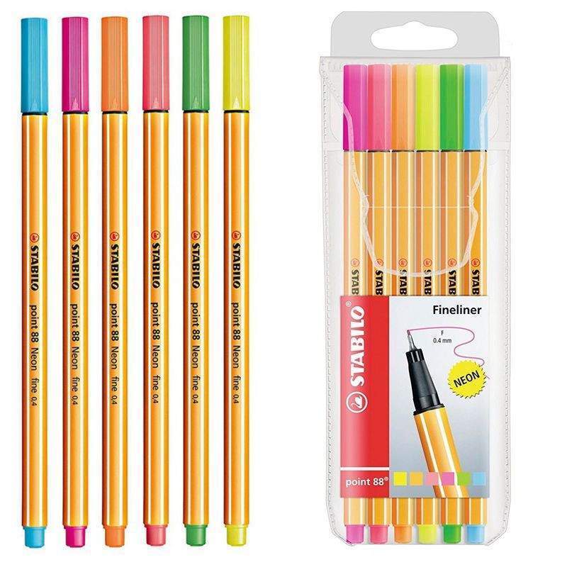 6 Canetas Fineliner