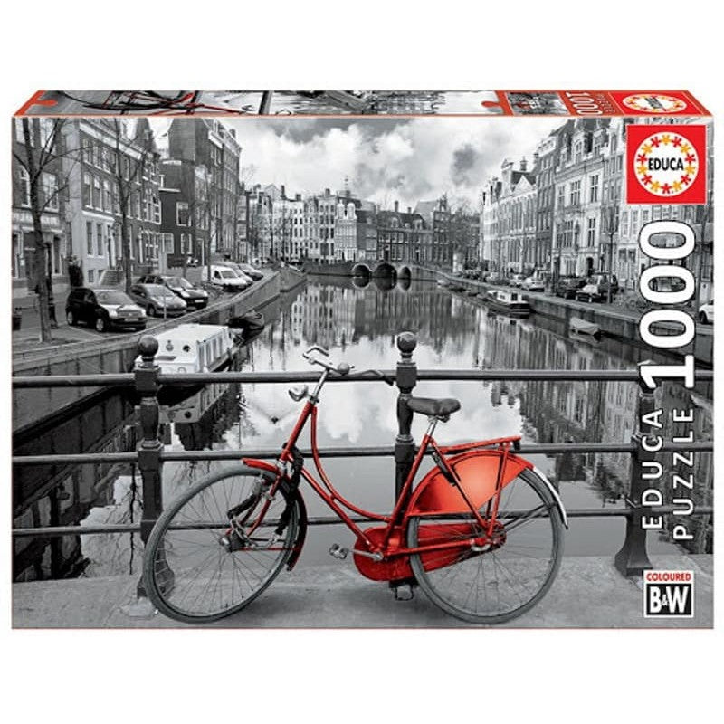Puzzle 1000 Peças - Canais de Amesterdão