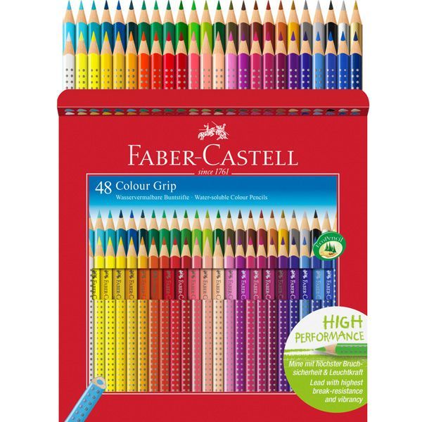 48 Lápis de Cores Grip Faber-Castell