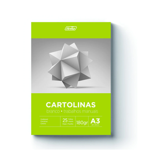 Bloco Cartolinas Firmo A3 180gr 25 Folhas