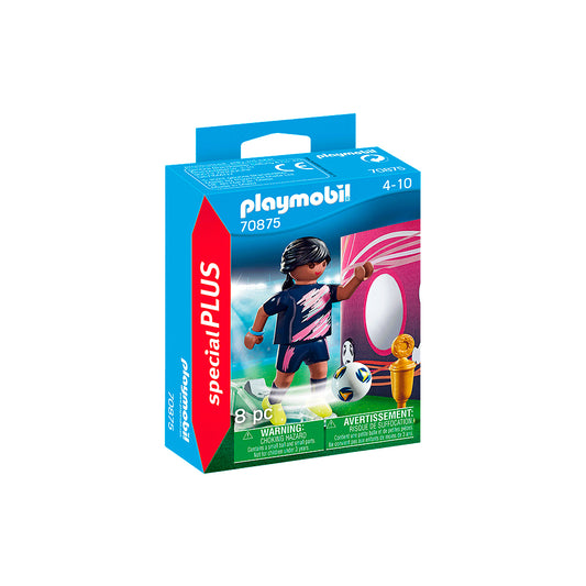 Playmobil: Futebolista com baliza 8 Peças