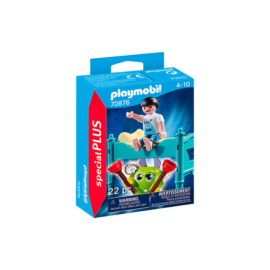 Playmobil: Menino com Monstro 22 Peças