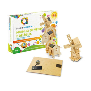 Moinho de Vento e de Água - Puzzle 3D.