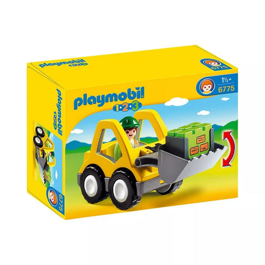 Playmobil 1.2.3 - Escavadora Amarela - 6775
