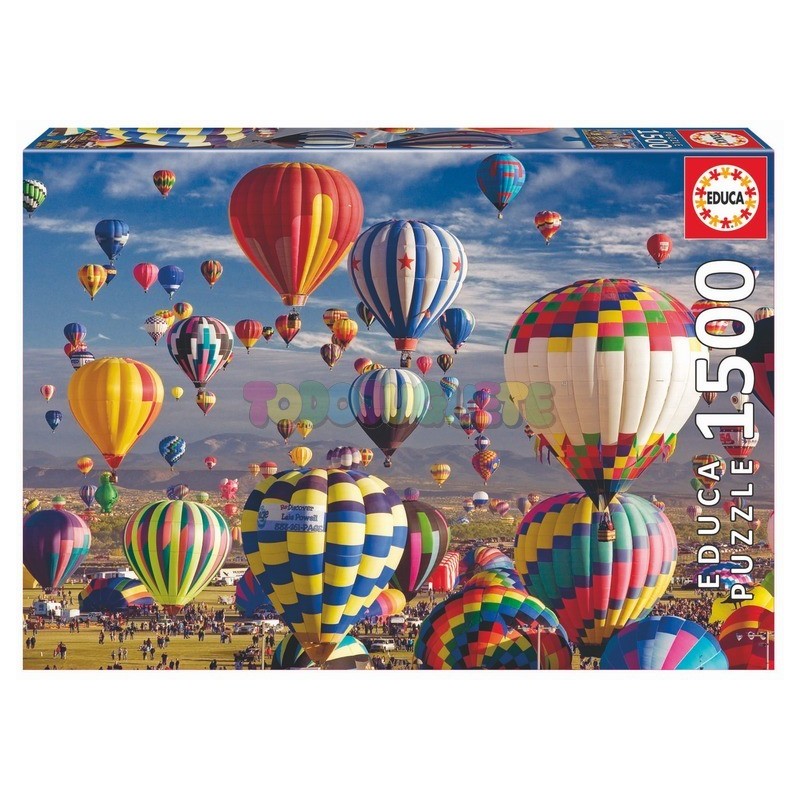 Puzzle 1500 Peças - Balões De Ar Quente