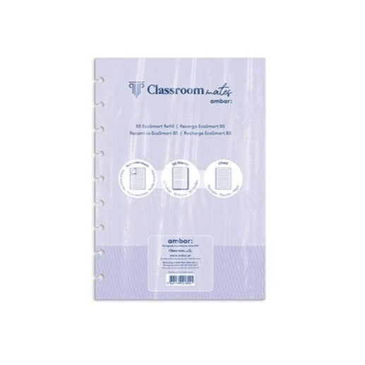 Recarga p/Caderno Inteligente Ambar EcoSmart B5 50Fl Pautado