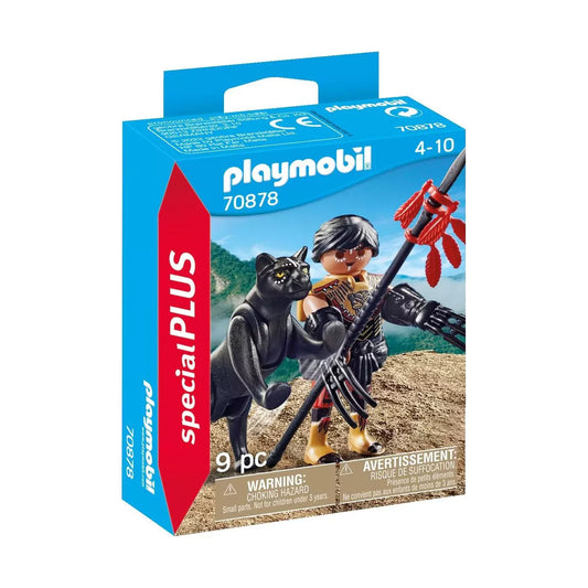Playmobil: Guerreiro com Pantera 9 Peças
