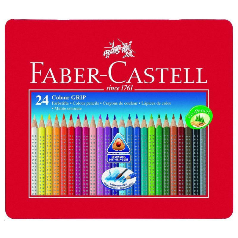 24 Lápis De Cor Faber-Castell Colour Grip